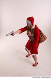 JAROSLAVA STANDING POSE WITH GUN